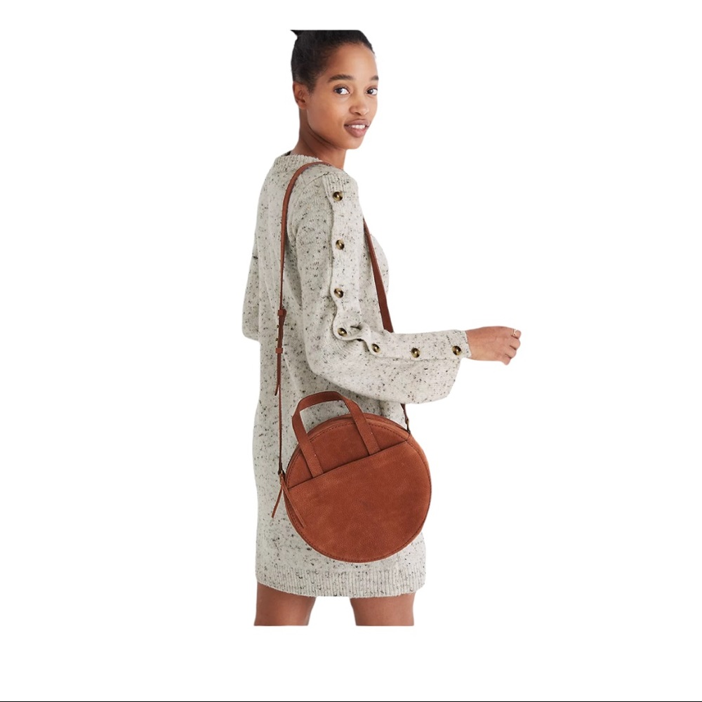 Madewell Donegal Button Sleeve Sweater Dress